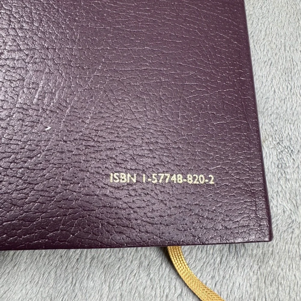 Barbour Devotional Journal Women OS‎ Plum Like New A Gentle Spirit Gilded Edges